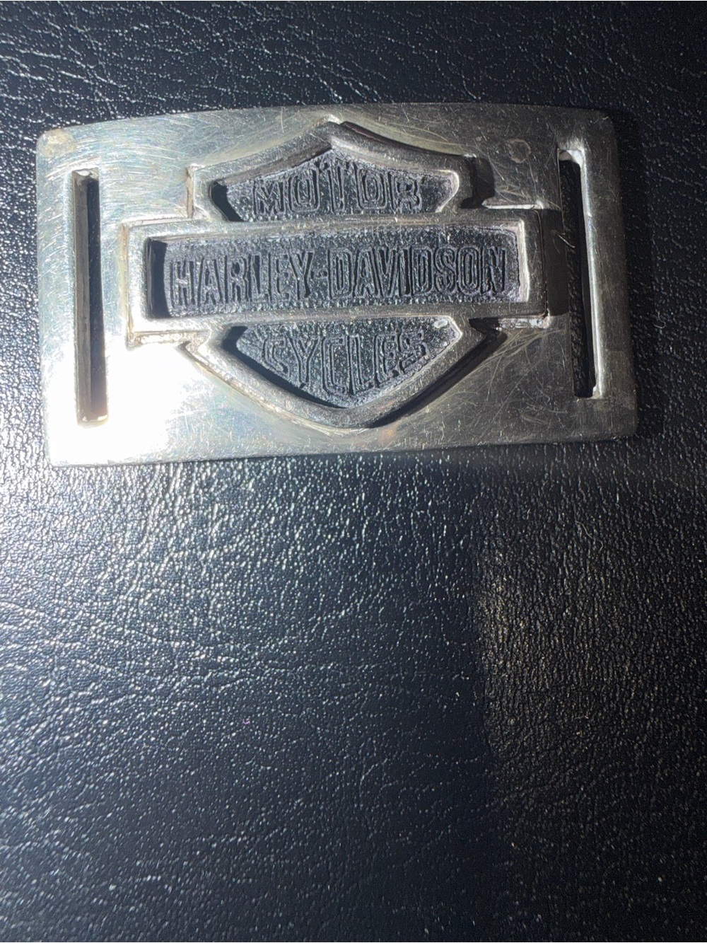 Harley-Davidson Silver Shield Belt Buckle